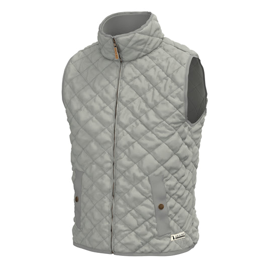 Local Boy Diamond Quilted Vest Ash Local Boy Outfitters
