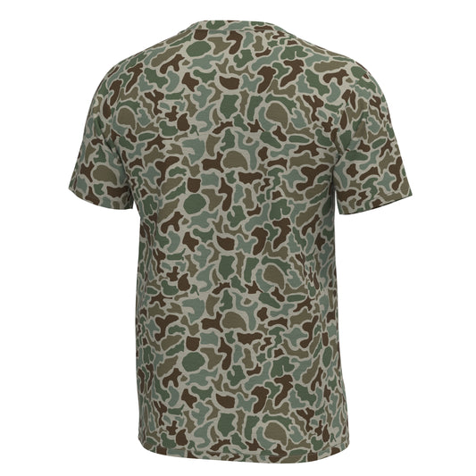 Local Boy S/S Heather Blend Crew Localflage Forest Local Boy Outfitters
