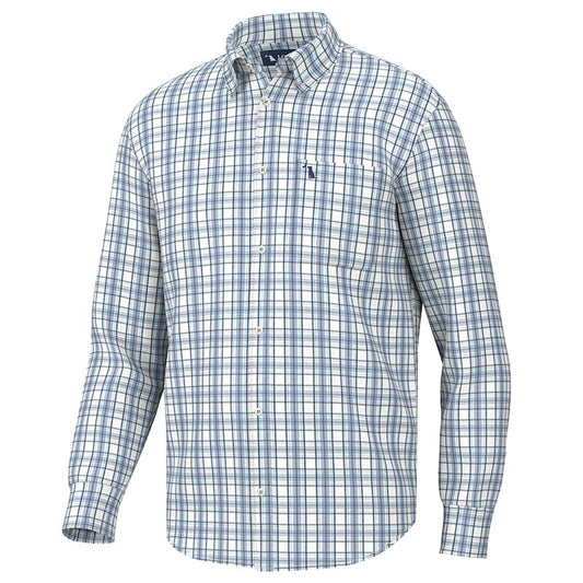 Local Boy Evans Dress Shirt Slate/Purple/Blue Local Boy Outfitters