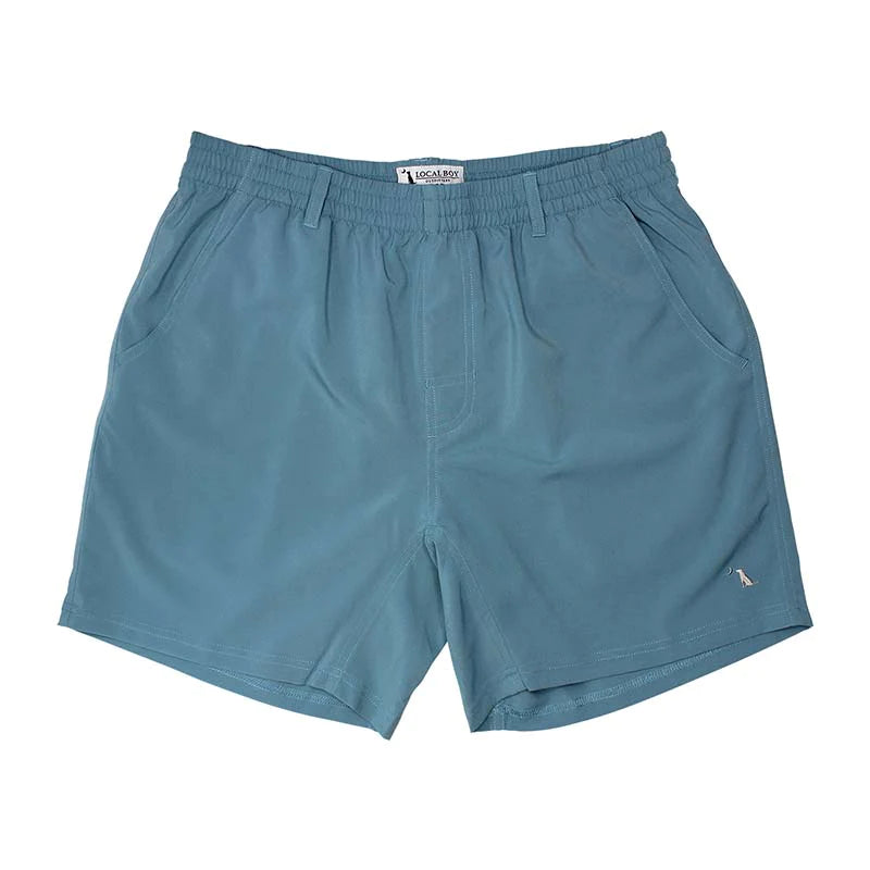 Local Boy Volley Shorts Steel Local Boy Outfitters