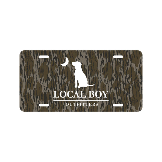 Local Boy Metal License Plate Bottom Land Local Boy Outfitters