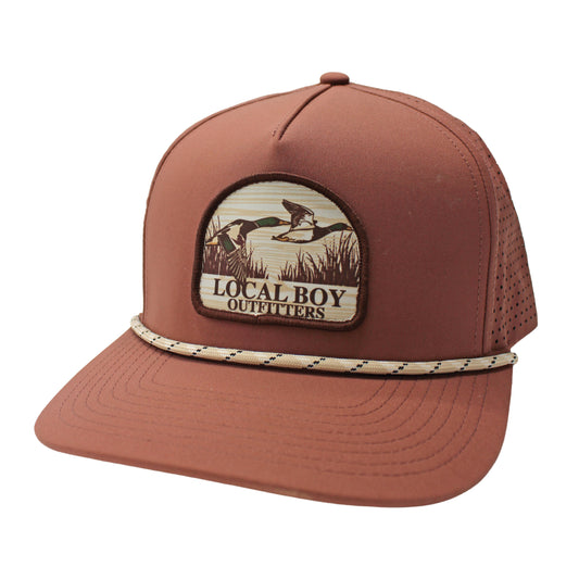 Local Boy Mallard Marsh Patch Perf Rope Hat Local Boy Outfitters