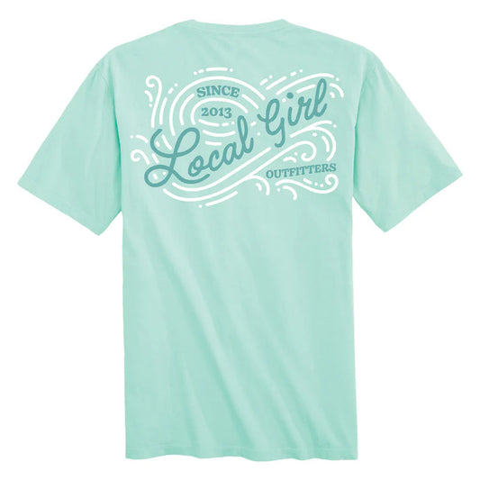 Local Girl Ocean Wave SS Tee Island Reef Local Girl Outfitters