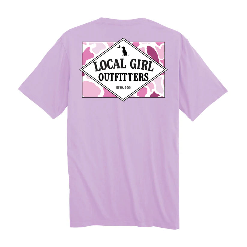 Local Girl Outfitters Founder's Flag Pink LCF SS Tee Orchid Local Boy Outfitters