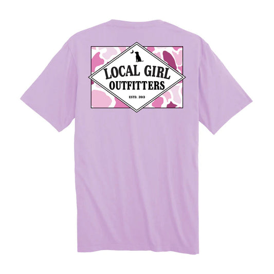 Local Girl Outfitters Founder's Flag Pink LCF SS Tee Orchid Local Boy Outfitters