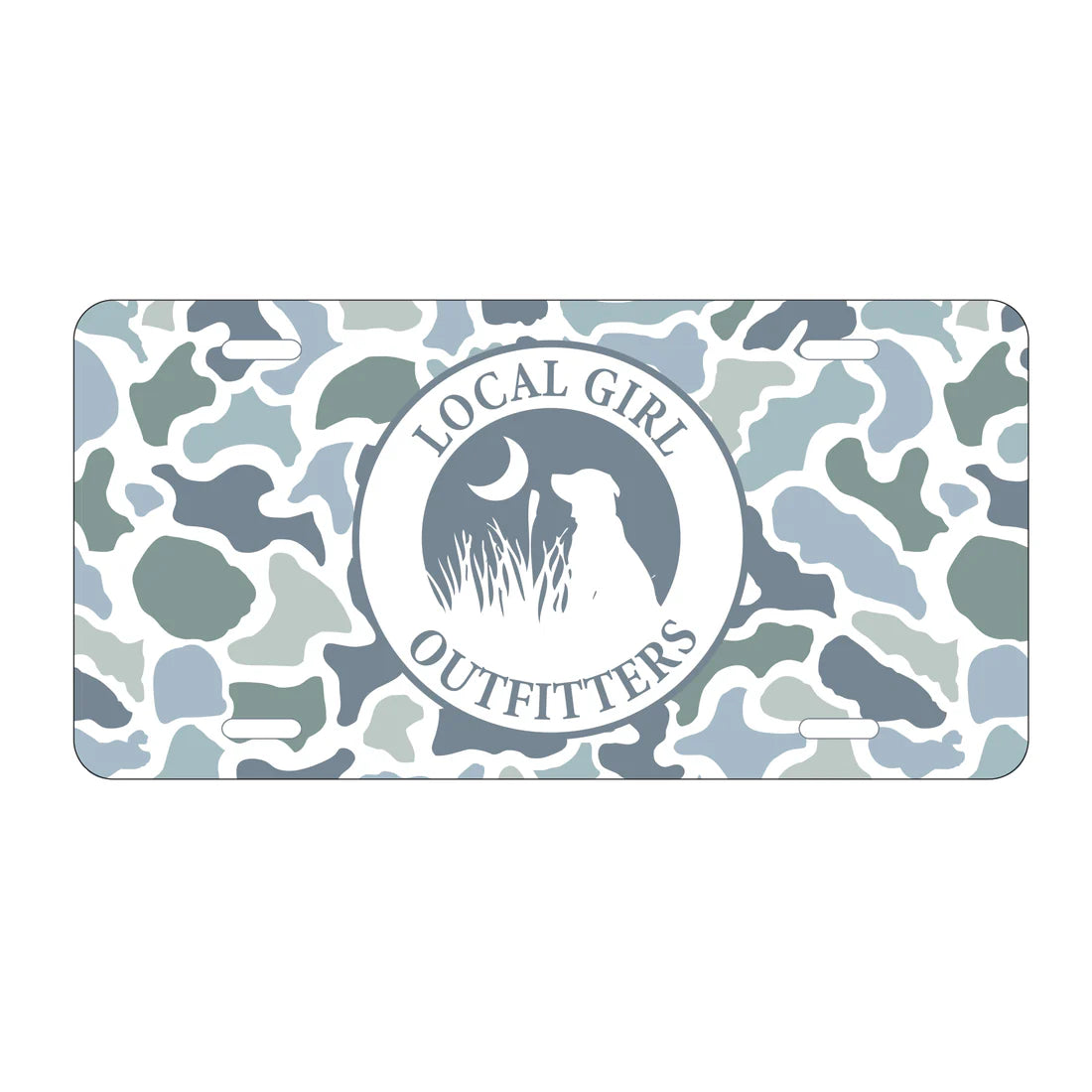 Local Girl Metal License Plate Localflage Coast Local Girl Outfitters