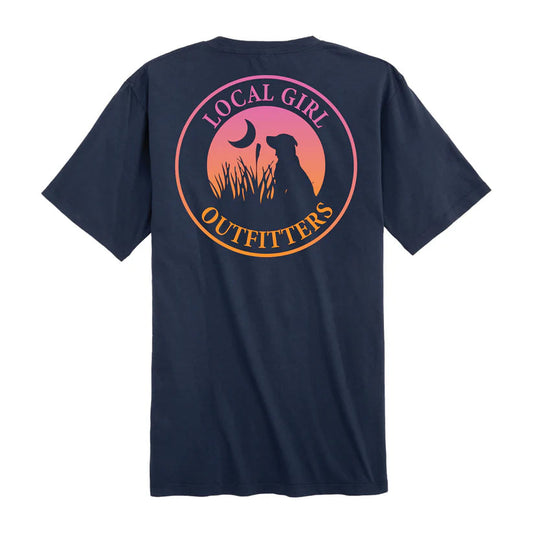 Local Girl Outfitters Sunset Spring '25 SS Tee China Blue Local Girl Outfitters