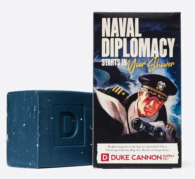 Duke Cannon LIMITED EDITION WWII-ERA BIG ASS BRICK OF SOAP - NAVAL DIPLOMACY Duke Cannon