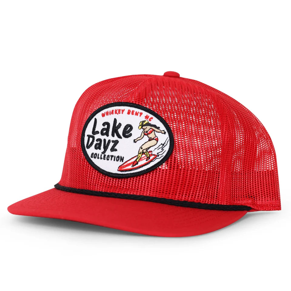 Whiskey Bent Lake Dayz Mesh red Hat