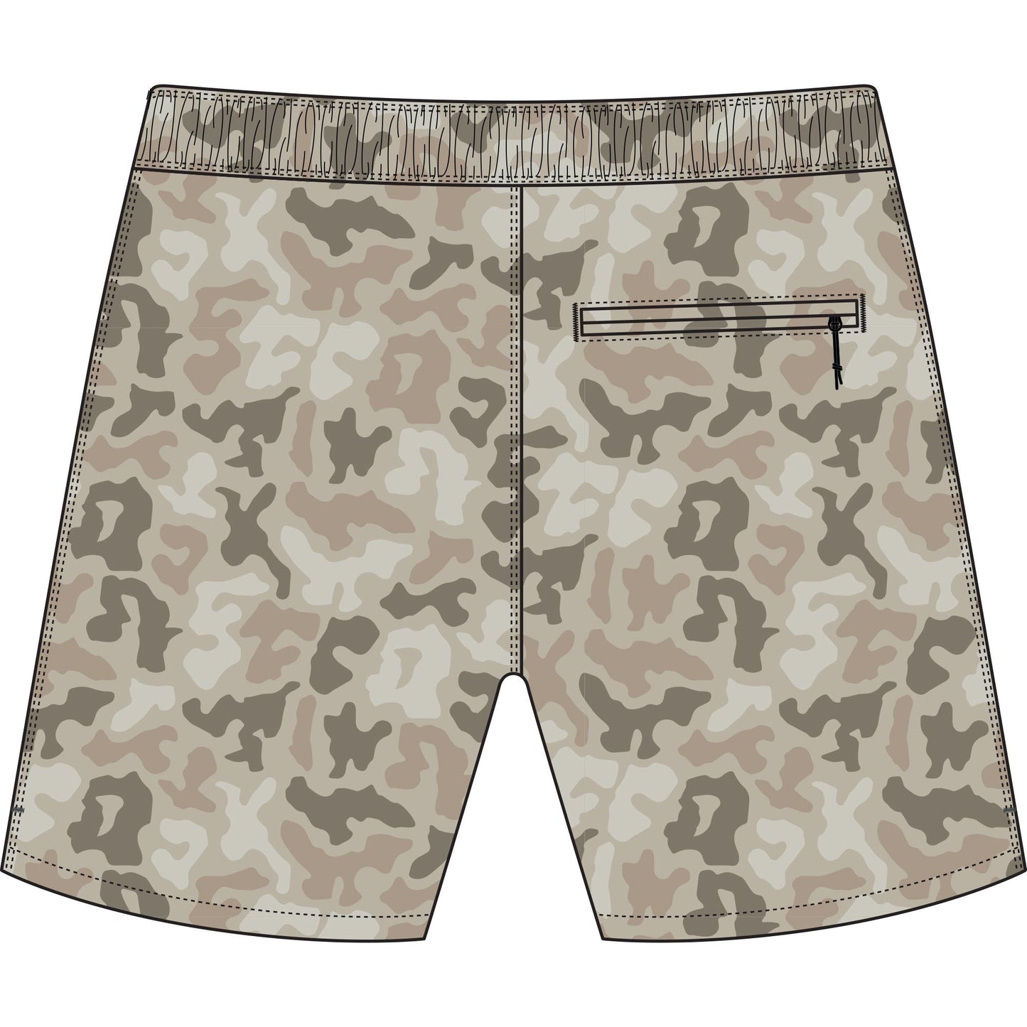 Aftco Strike Shorts Printed Sand Grouper Camo Aftco