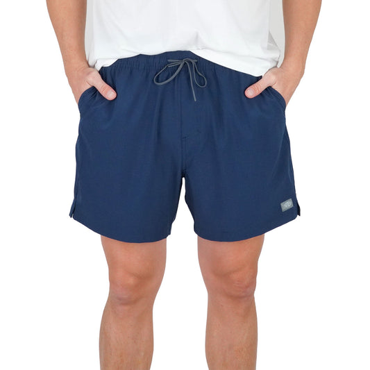 Aftco Strike Swim Shorts Printed Naval Aftco