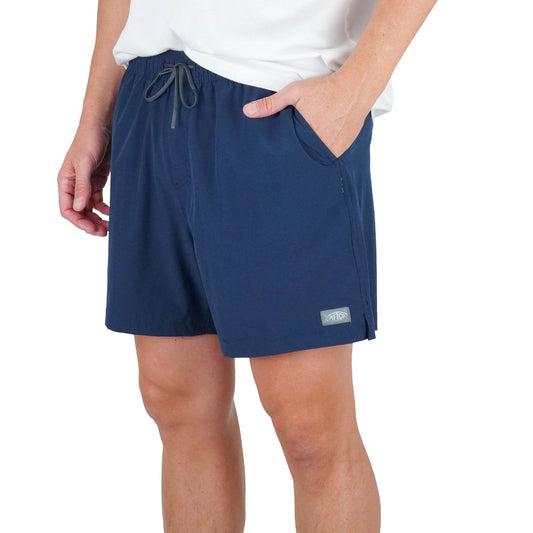 Aftco Strike Swim Shorts Printed Naval Aftco