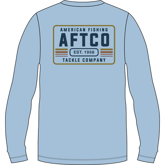 Aftco License Plate UVX LS Airy Blue Heather Aftco