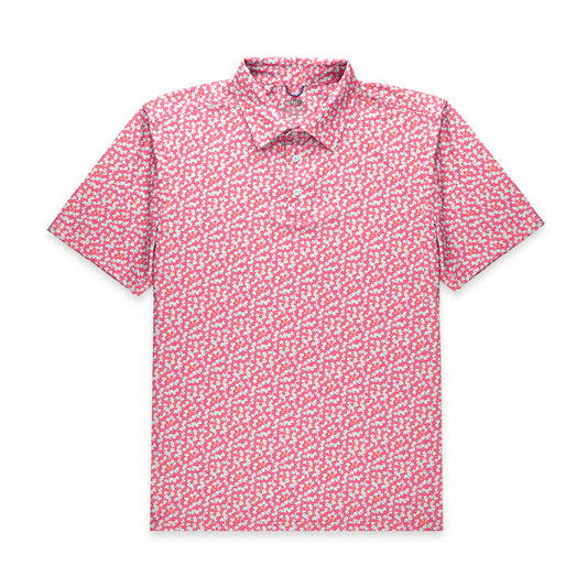 Aftco Cypress Printed Polo Quit Tide Aftco