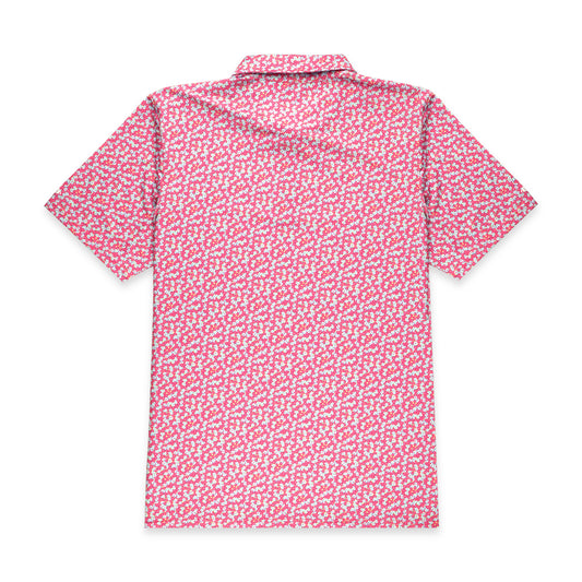 Aftco Cypress Printed Polo Quit Tide