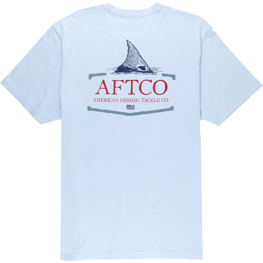 Aftco Short Sleeve Shirt Tall Tail Pearl