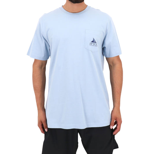 Aftco Short Sleeve Shirt Tall Tail Pearl Aftco