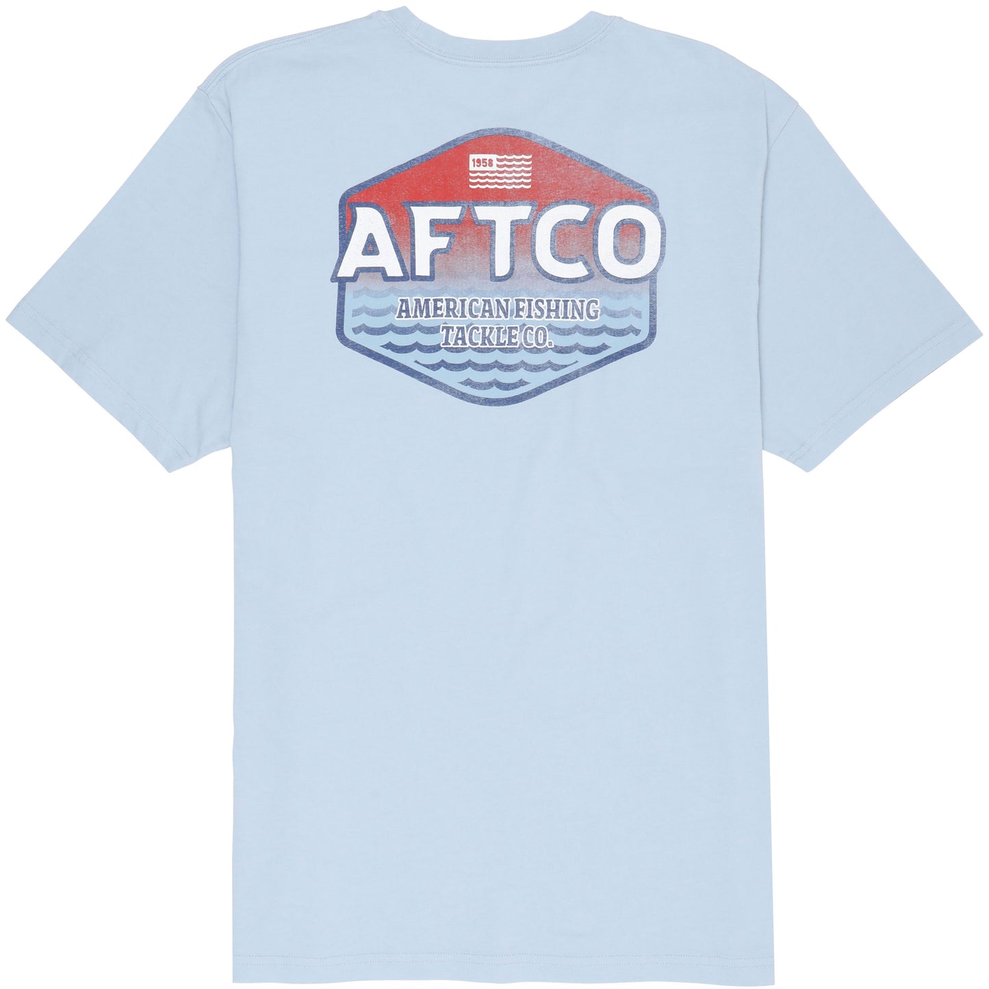 Aftco Short Sleeve Shirt Sunset Pearl