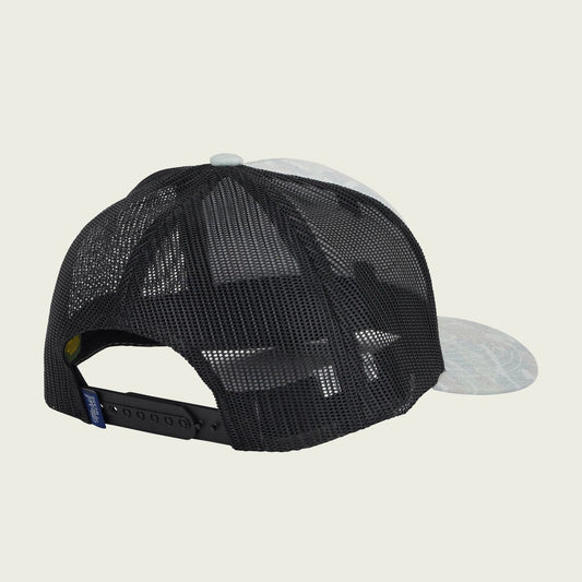Marsh Wear Redfish Logo Trucker Hat - Rock Copahee Camo Marsh Wear