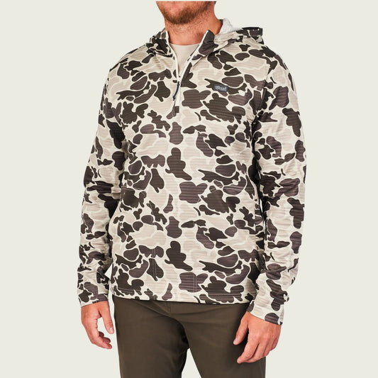 Marsh Wear Sullivan Hoodie Stone Mallard Camo
