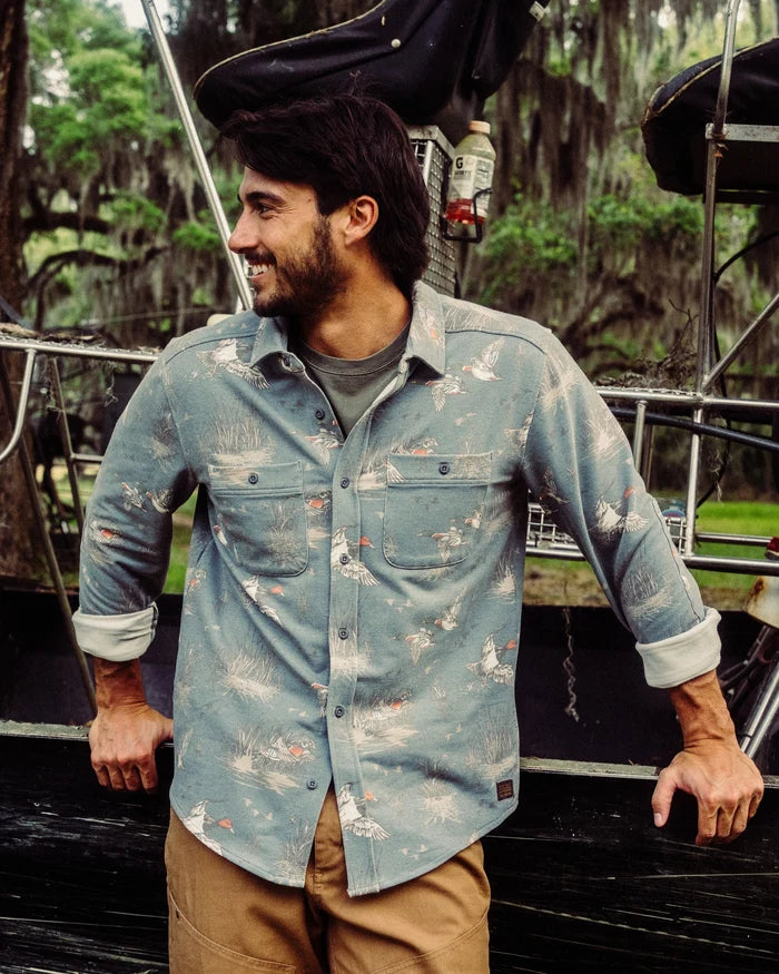 Marsh Wear Fireside Overshirt Goblin Blue Marsh Wear
