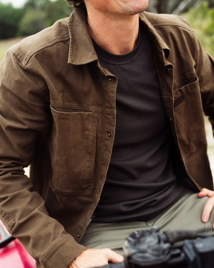 Marsh Wear Delano Shacket Desert Palm Marsh Wear