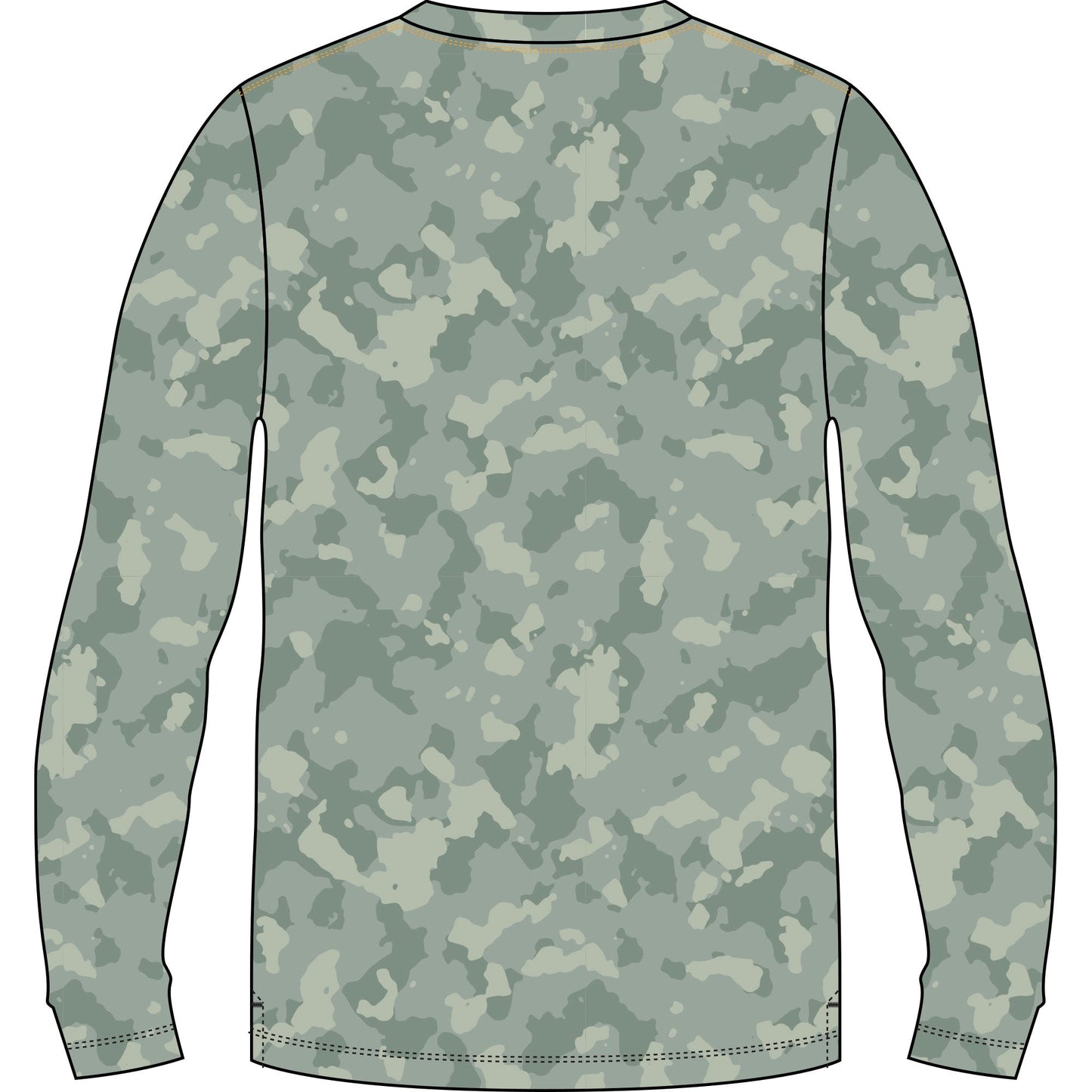 Marsh Wear Buxton Hagood Long Sleeve Lily Pad Foxhole Camo Marsh Wear