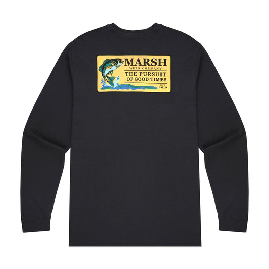 Marsh Wear Clutch Tee Black Long Sleeve Marsh Wear