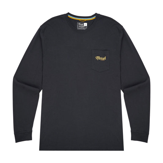 Marsh Wear Clutch Tee Black Long Sleeve Marsh Wear