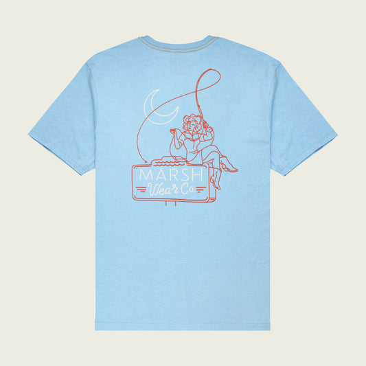 Marsh Wear Pin Up Shirt Blue Steel Heather