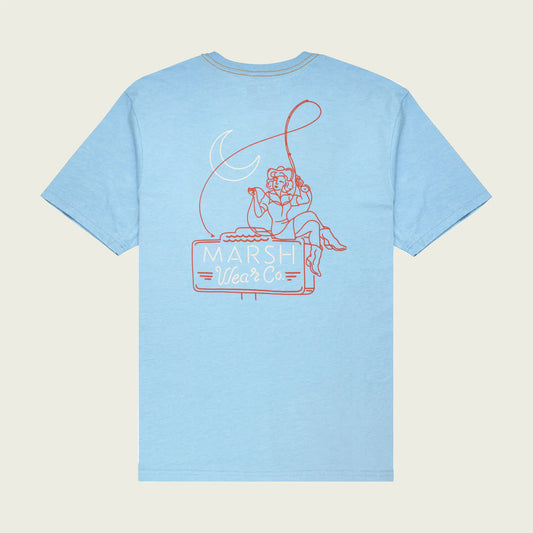 Marsh Wear Pin Up Shirt Blue Steel Heather Marsh Wear