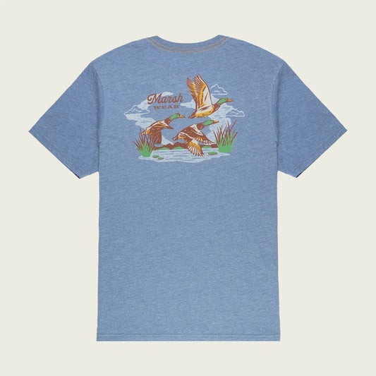 Marsh Wear Paddling Shirt Bluefin Heather Marsh Wear