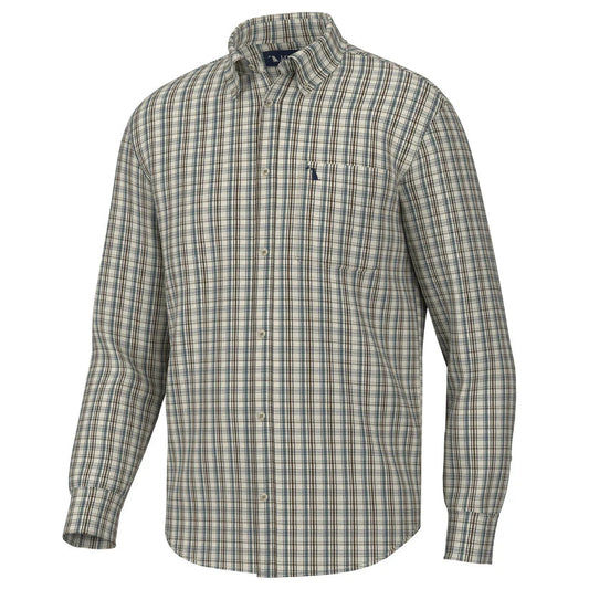 Local Boy McNally Dress Shirt Cream/Slate/Brown Local Boy Outfitters