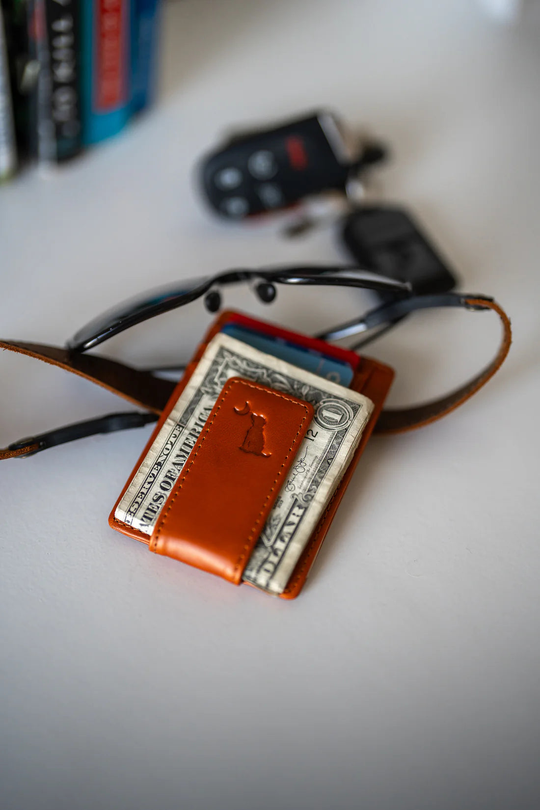 Local Boy Money Clip Leather Local Boy Outfitters