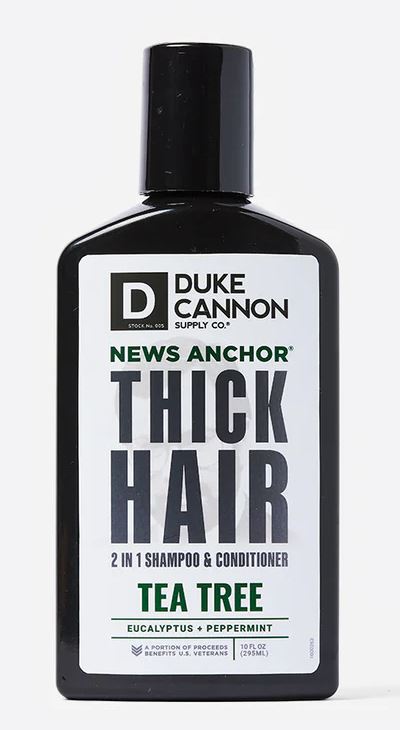 Duke Cannon NEWS ANCHOR 2-IN-1 HAIR WASH - TEA TREE FORMULA Duke Cannon