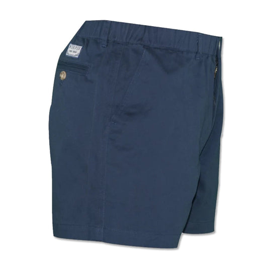 Meripex 5.5" Navy Blue Cotton Shorts Meripex Apparel