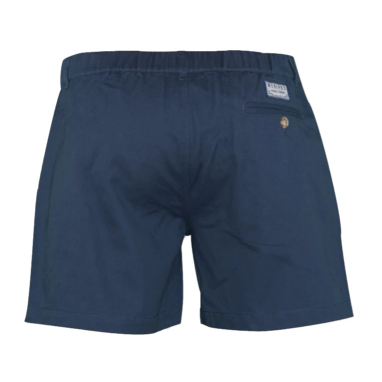 Meripex 5.5" Navy Blue Cotton Shorts Meripex Apparel