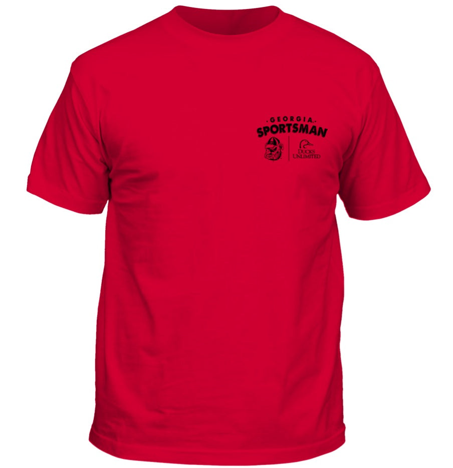 Georgia Bulldogs Open Season T-Shirt Red New World Graphics