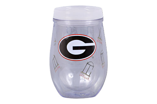 Magnolia Lane Georgia Bulldogs Plastic Logo Tumbler