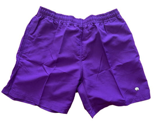 Cotton Brothers Swim Shorts Solid Purple Cotton Brothers