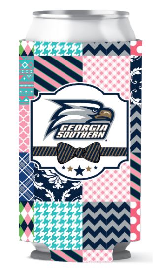 Jaymac Georgia Southern Quilted Slim Coozie Jaymac