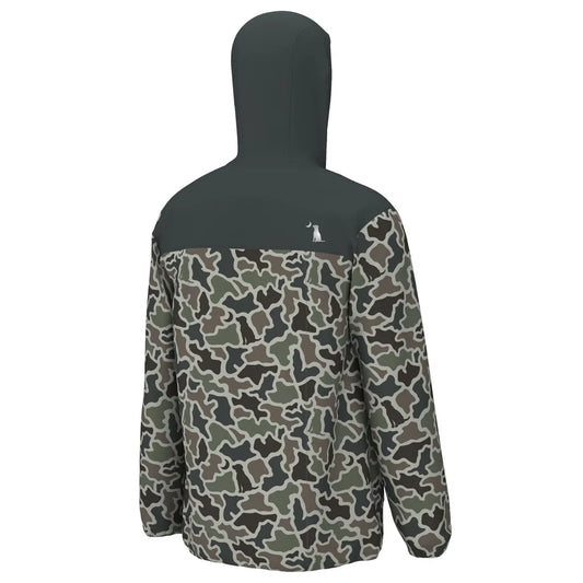 Local Boy Rain Jacket Dark Slate Dog and Moon