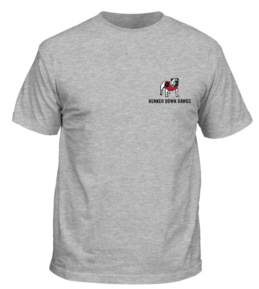 New World Graphics Georgia Bulldogs Retro Collage T-Shirt New World Graphics