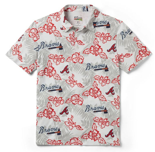 Reyn Spooner Atlanta Braves Performance Polo Reyn Spooner