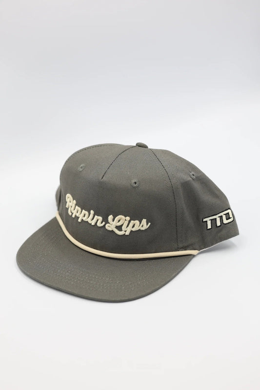 Top Tier Outdoors Rippin Lips Rope Snapback Grey Top Tier Outdoors