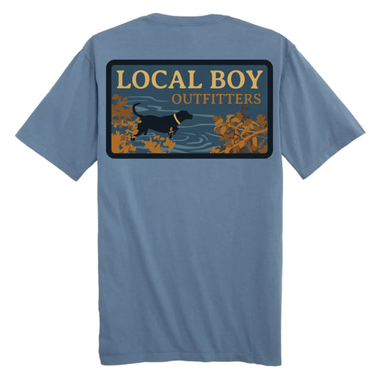 Local Boy River Pup SS Tee Slate