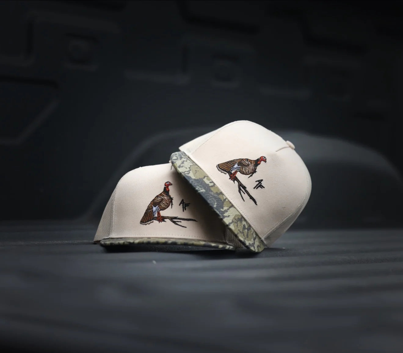 American Fetcher Roosted Khaki Treestand Hat