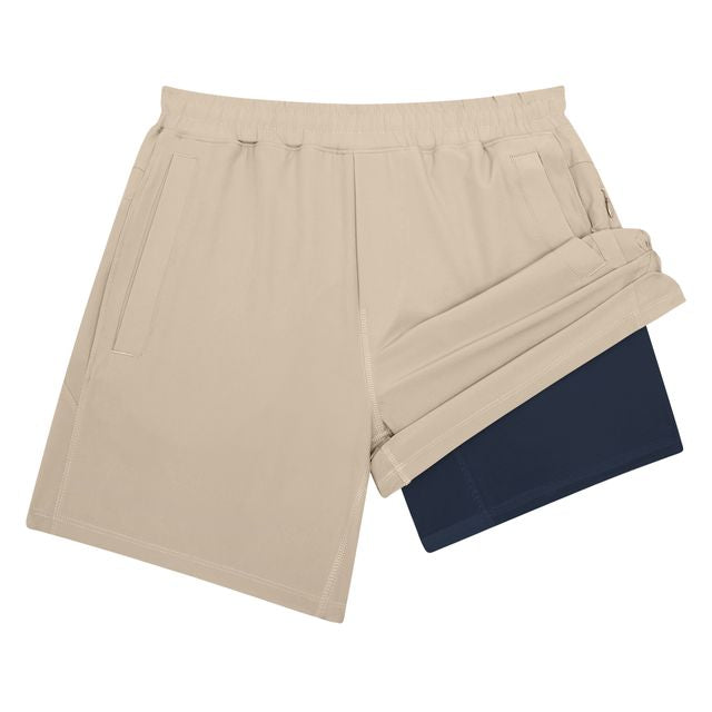 Meripex 6" Freeballer Sports Shorts Khaki Meripex Apparel