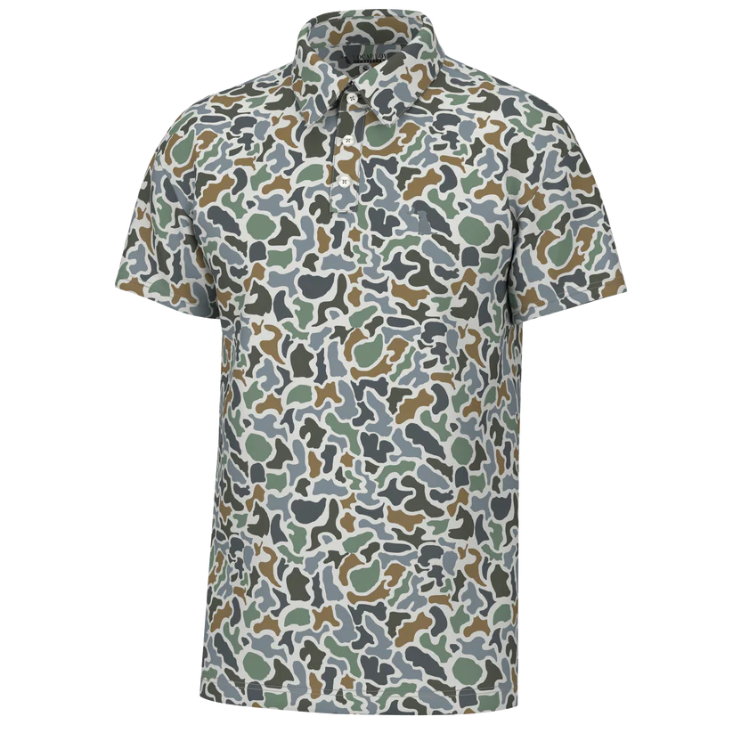 Local Boy Outfitters S/S Dirty Myrtle Polo Localflage Bluff Local Boy Outfitters