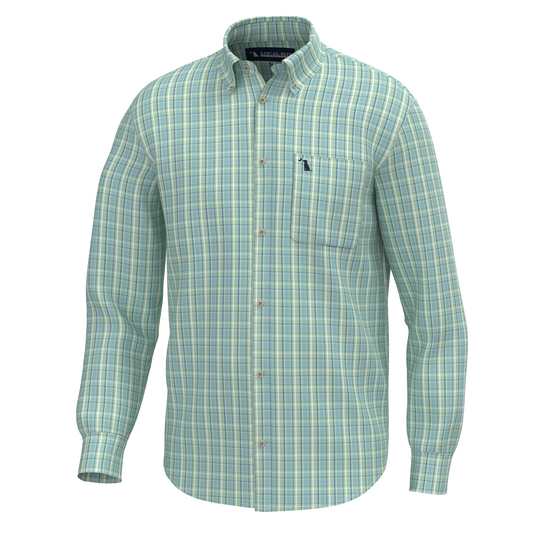 Local Boy Buffkin Dress Shirt Teal, Lime, Sailor Blue Local Boy Outfitters